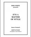 Bob White - It's a Matter of Style (Instant Download)